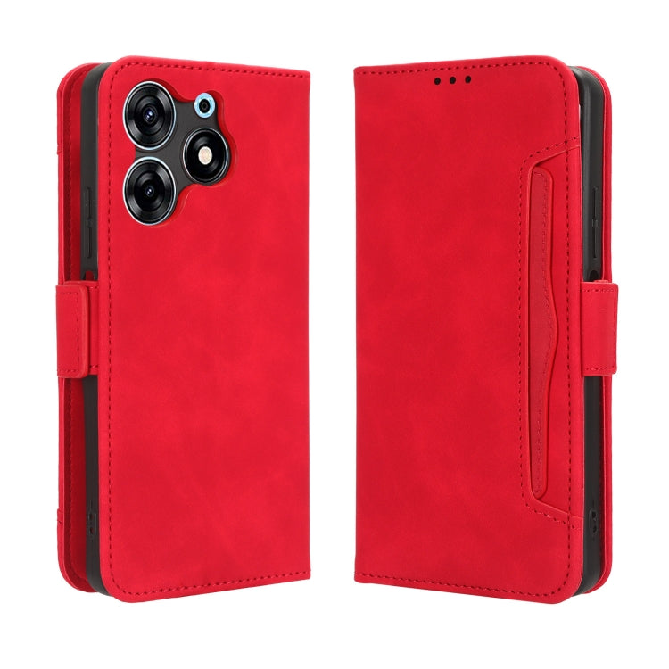 For Tecno Spark 10 Pro / K17 Skin Feel Calf Texture Card Slots Leather Phone Case