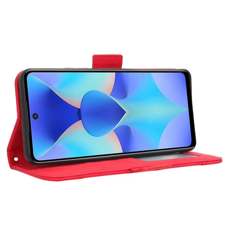 For Tecno Spark 10 Pro / K17 Skin Feel Calf Texture Card Slots Leather Phone Case