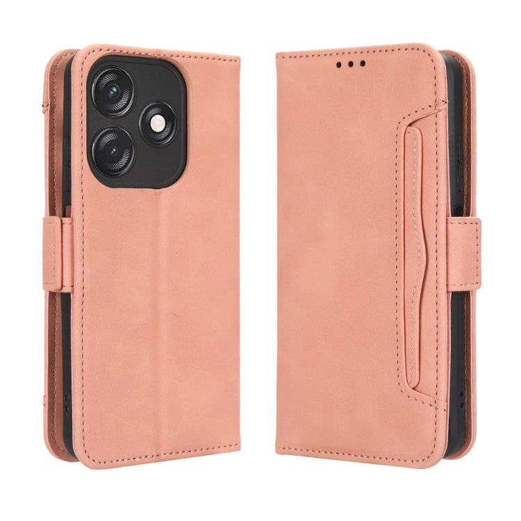 For Tecno Spark 10C Skin Feel Calf Texture Card Slots Leather Phone Case