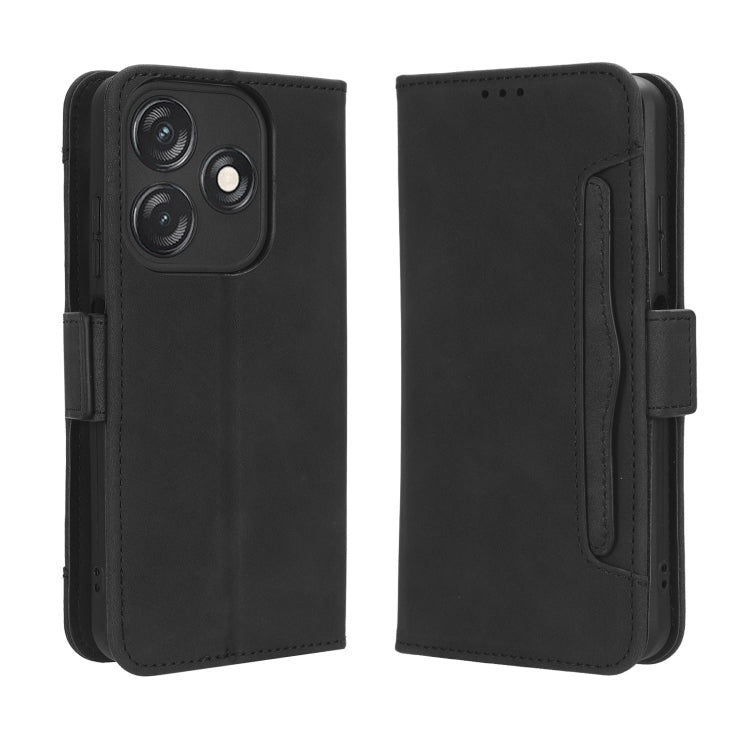 For Tecno Spark 10C Skin Feel Calf Texture Card Slots Leather Phone Case