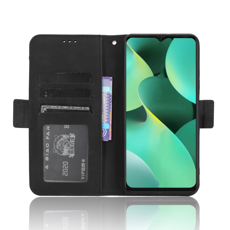 For Tecno Spark 10C Skin Feel Calf Texture Card Slots Leather Phone Case