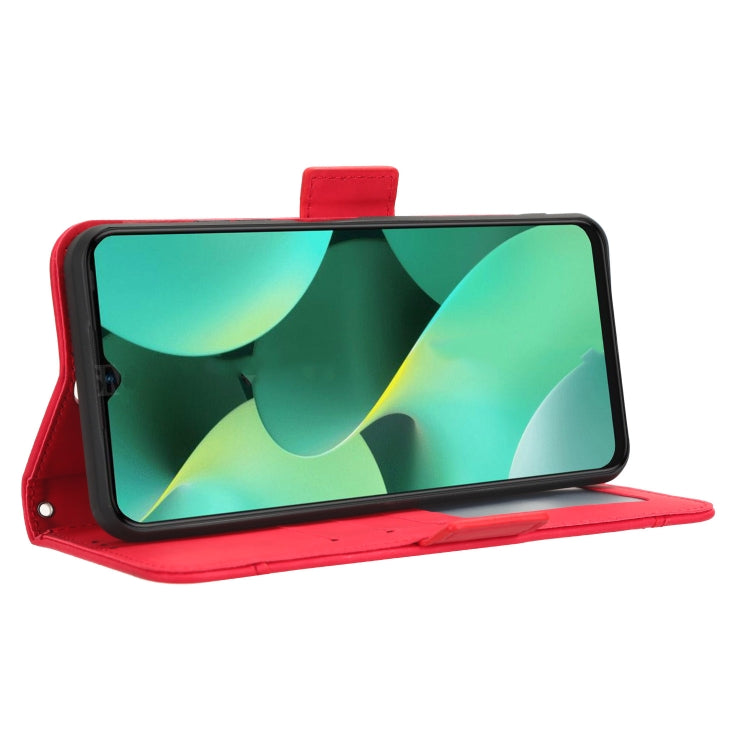 For Tecno Spark 10C Skin Feel Calf Texture Card Slots Leather Phone Case