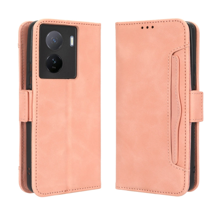 For vivo iQOO Z7x Skin Feel Calf Texture Card Slots Leather Phone Case
