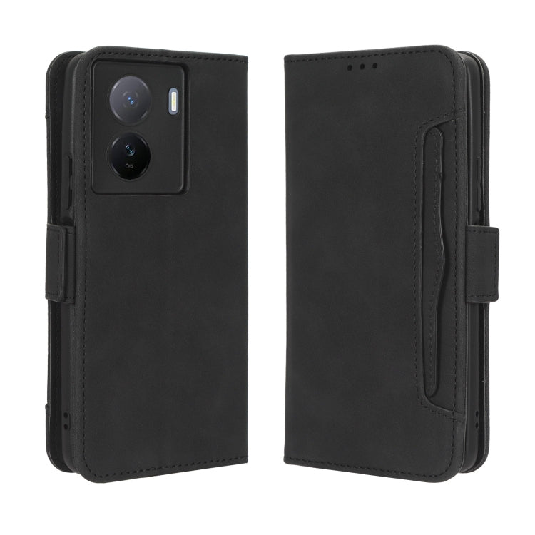 For vivo iQOO Z7x Skin Feel Calf Texture Card Slots Leather Phone Case