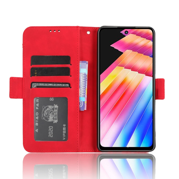 For Infinix Hot 30 Play Skin Feel Calf Texture Card Slots Leather Phone Case