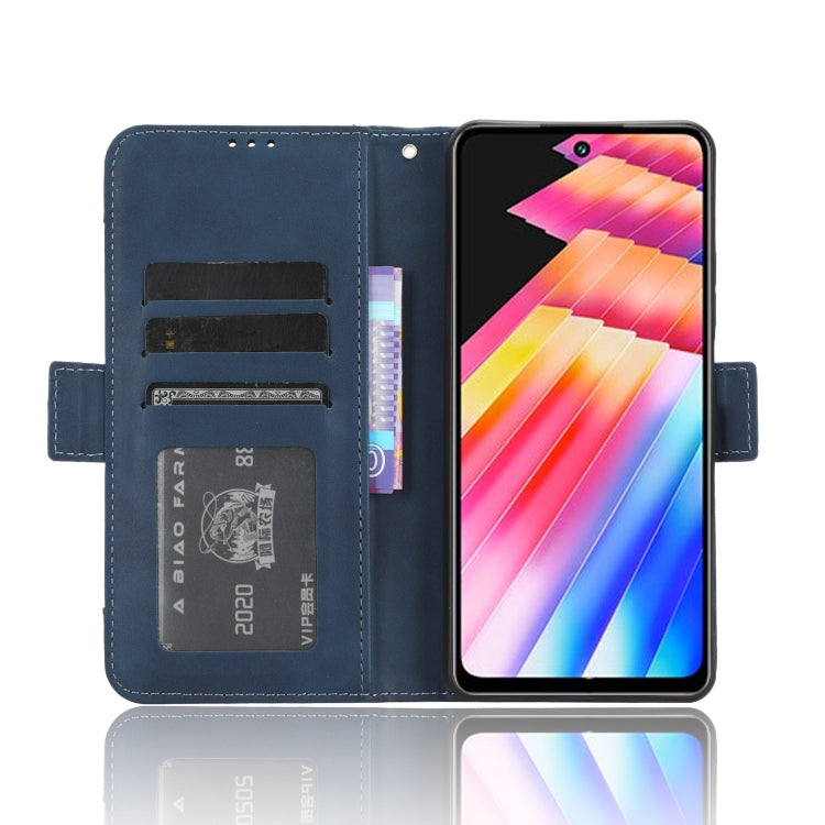 For Infinix Hot 30 Play Skin Feel Calf Texture Card Slots Leather Phone Case