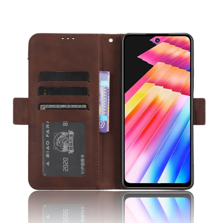 For Infinix Hot 30i / 30i NFC Skin Feel Calf Texture Card Slots Leather Phone Case