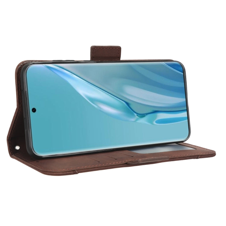 For Huawei P60 Art Skin Feel Calf Texture Card Slots Leather Phone Case