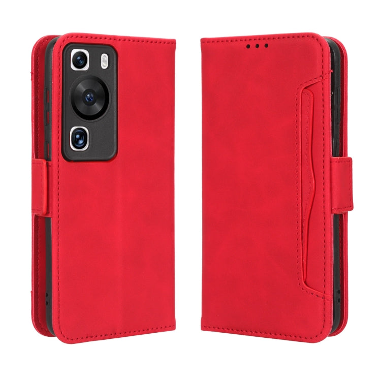 For Huawei P60 / P60 Pro Skin Feel Calf Texture Card Slots Leather Phone Case