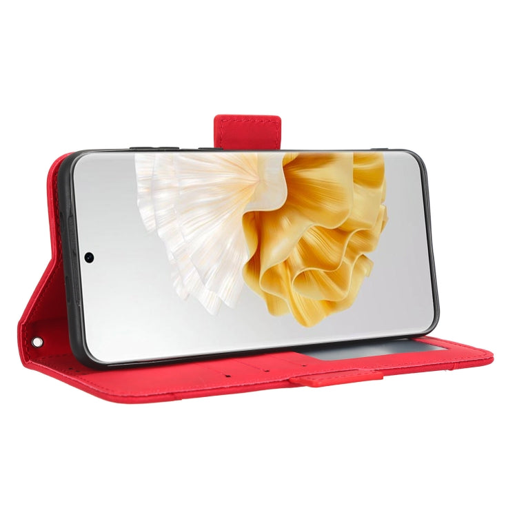 For Huawei P60 / P60 Pro Skin Feel Calf Texture Card Slots Leather Phone Case