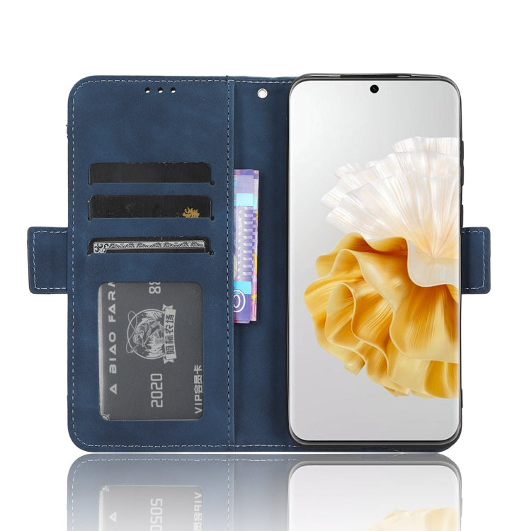 For Huawei P60 / P60 Pro Skin Feel Calf Texture Card Slots Leather Phone Case