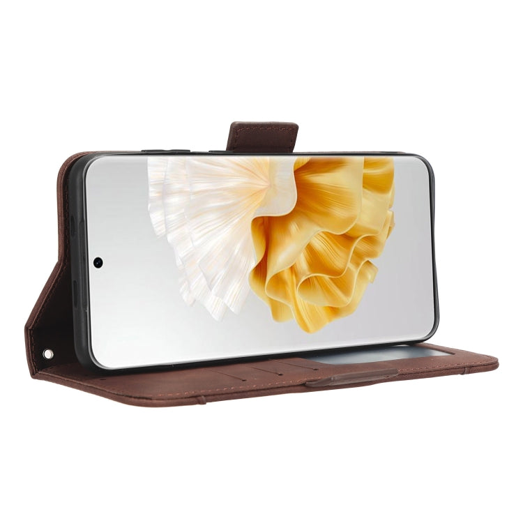 For Huawei P60 / P60 Pro Skin Feel Calf Texture Card Slots Leather Phone Case