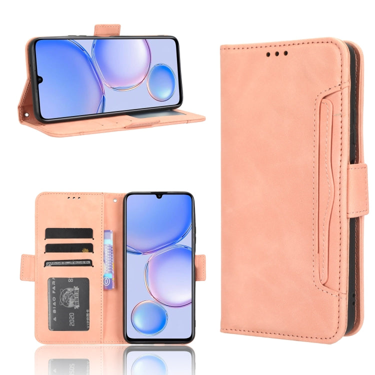 For Huawei Enjoy 60 4G Skin Feel Calf Texture Card Slots Leather Phone Case