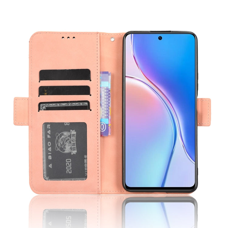 For Huawei Maimang 20 Skin Feel Calf Texture Card Slots Leather Phone Case