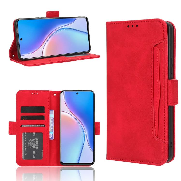 For Huawei Maimang 20 Skin Feel Calf Texture Card Slots Leather Phone Case