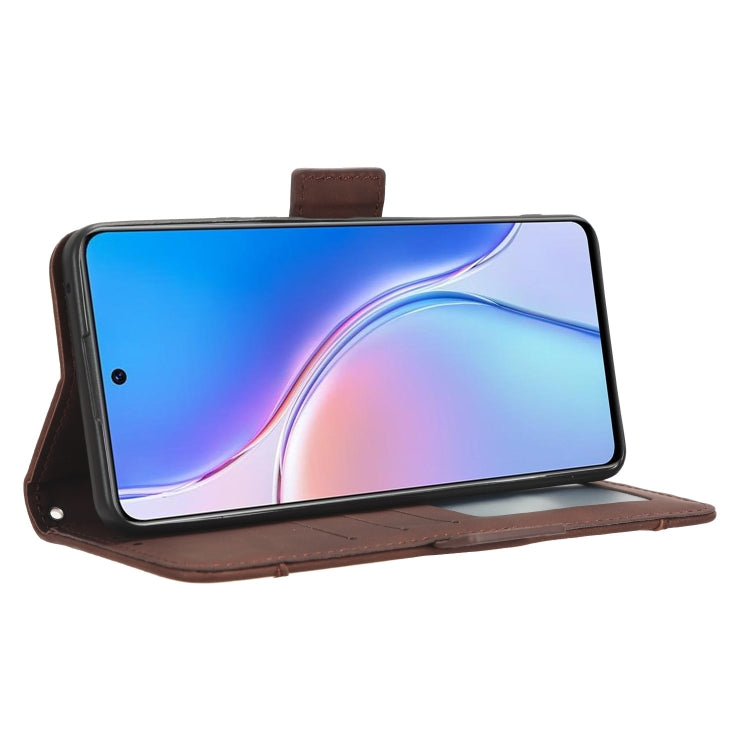 For Huawei Maimang 20 Skin Feel Calf Texture Card Slots Leather Phone Case