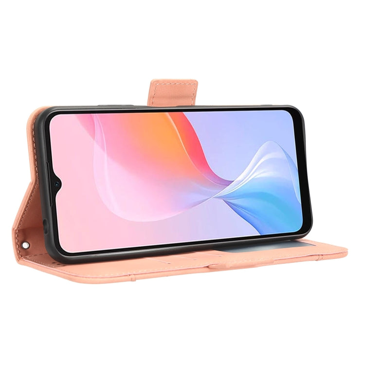 For Blackview A85 Skin Feel Calf Texture Card Slots Leather Phone Case