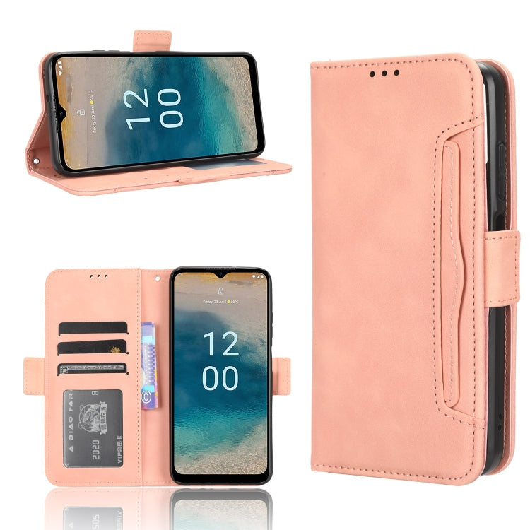 For Nokia G22 4G Skin Feel Calf Texture Card Slots Leather Phone Case