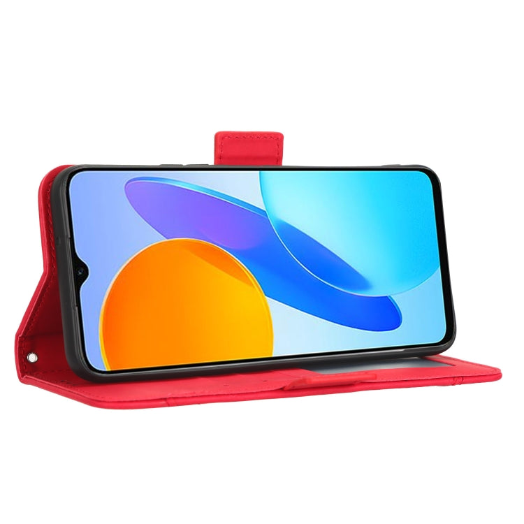 For Honor 70 Lite / X6 4G Skin Feel Calf Texture Card Slots Leather Phone Case