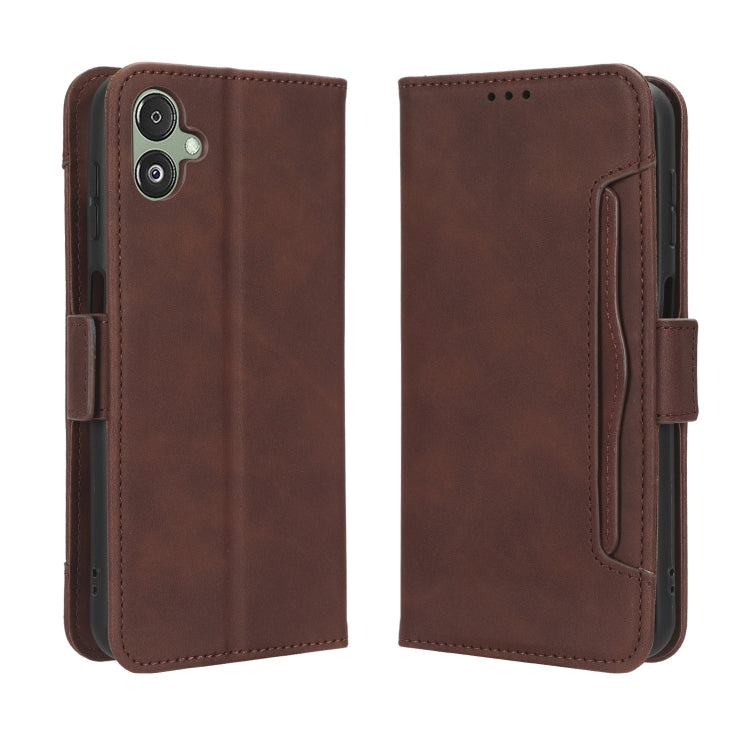 For Samsung Galaxy F14 Global Skin Feel Calf Texture Card Slots Leather Phone Case
