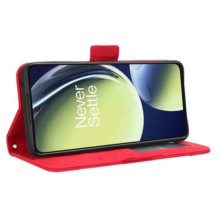 For OnePlus Nord CE 3 Lite Skin Feel Calf Texture Card Slots Leather Phone Case