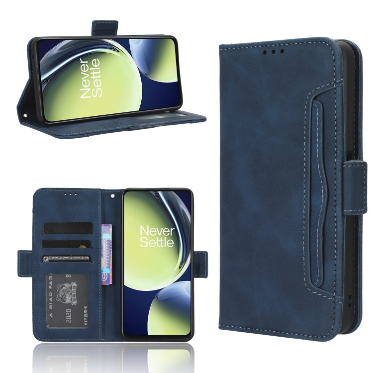 For OnePlus Nord CE 3 Lite Skin Feel Calf Texture Card Slots Leather Phone Case
