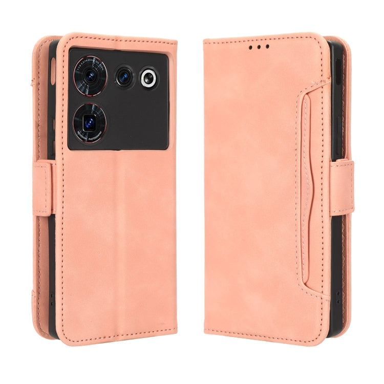 For ZTE Nubia Z50 Ultra Skin Feel Calf Texture Card Slots Leather Phone Case