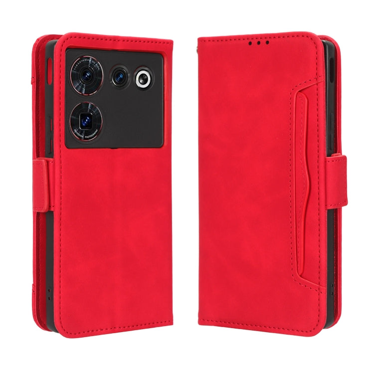 For ZTE Nubia Z50 Ultra Skin Feel Calf Texture Card Slots Leather Phone Case