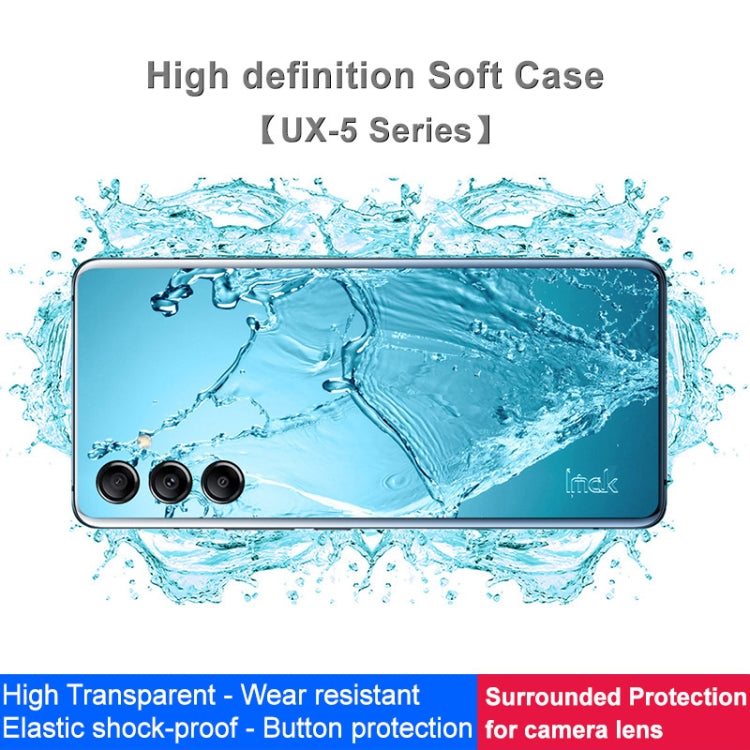 For Samsung Galaxy A14 4G / 5G imak UX-5 Series Transparent Shockproof TPU Protective Case