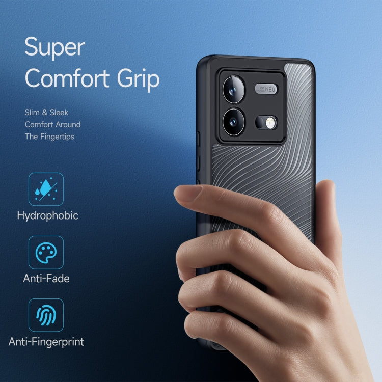 For vivo iQOO Neo8/Neo8 Pro DUX DUCIS Aimo Series TPU + PC Frosted Feel Phone Case(Black)