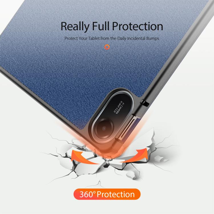 For Xiaomi Redmi Pad 2 DUX DUCIS Domo Series Magnetic Flip Leather Tablet Case