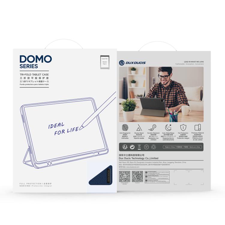 For Xiaomi Redmi Pad 2 DUX DUCIS Domo Series Magnetic Flip Leather Tablet Case