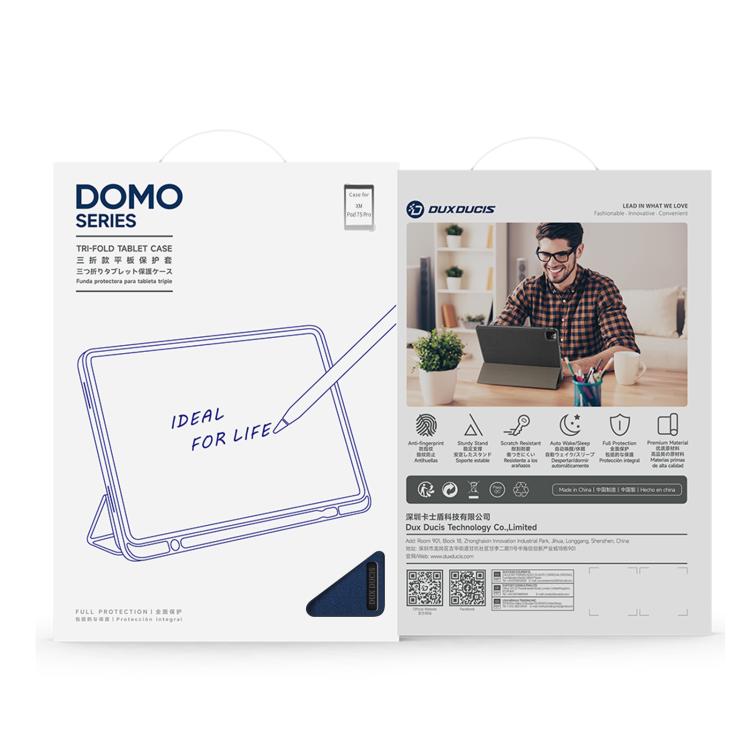 For Xiaomi Pad 7S Pro 12.5 DUX DUCIS Domo Series Magnetic Flip Leather Tablet Case