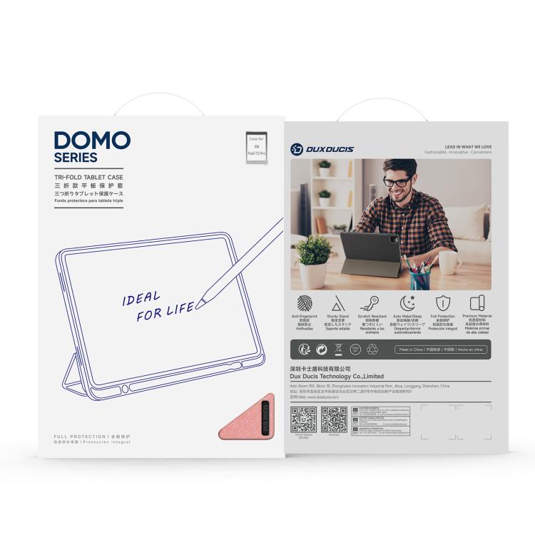 For Xiaomi Pad 7S Pro 12.5 DUX DUCIS Domo Series Magnetic Flip Leather Tablet Case
