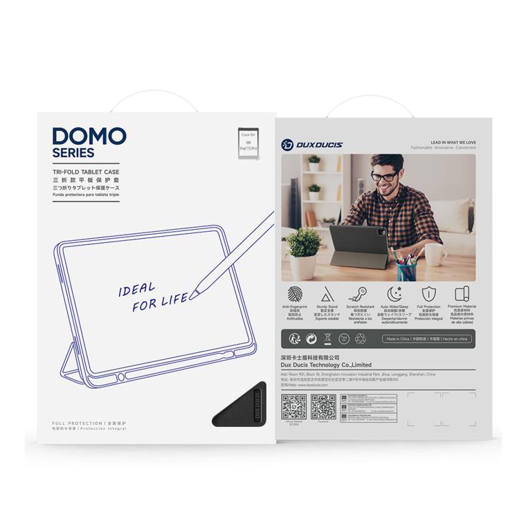 For Xiaomi Pad 7S Pro 12.5 DUX DUCIS Domo Series Magnetic Flip Leather Tablet Case