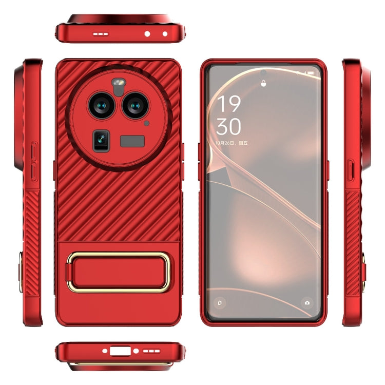 For OPPO Find X6 Pro 5G Wavy Textured Phone Case