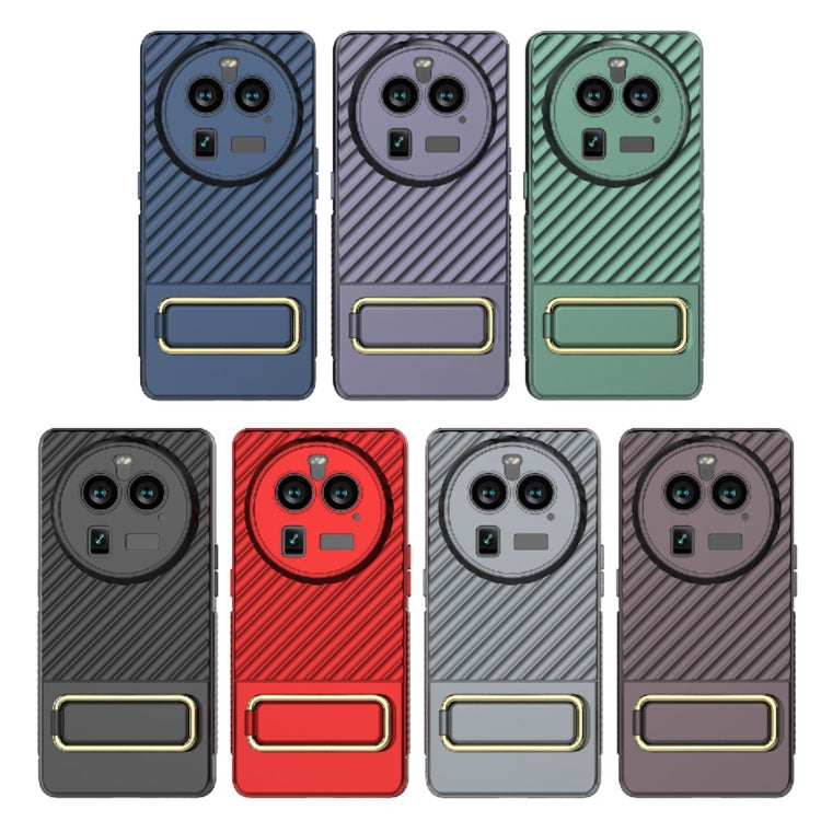 For OPPO Find X6 Pro 5G Wavy Textured Phone Case