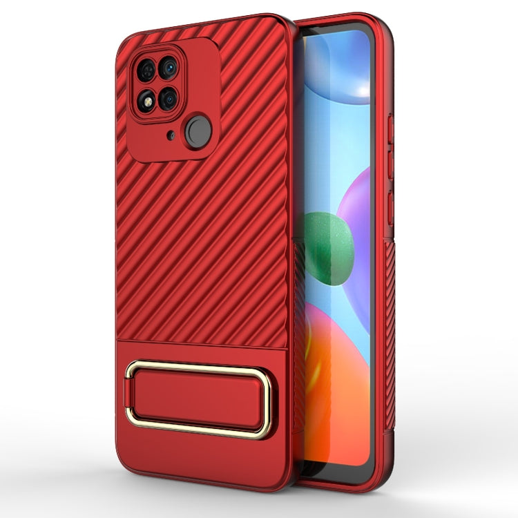 For Xiaomi Redmi 10C Global Wavy Textured Phone Case