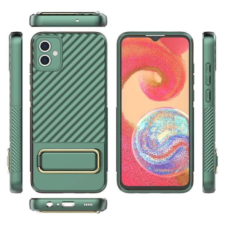 For Samsung Galaxy A04E Wavy Textured Phone Case