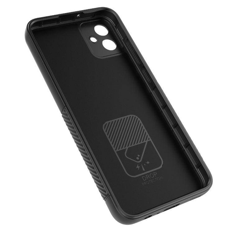 For Samsung Galaxy A04E Wavy Textured Phone Case