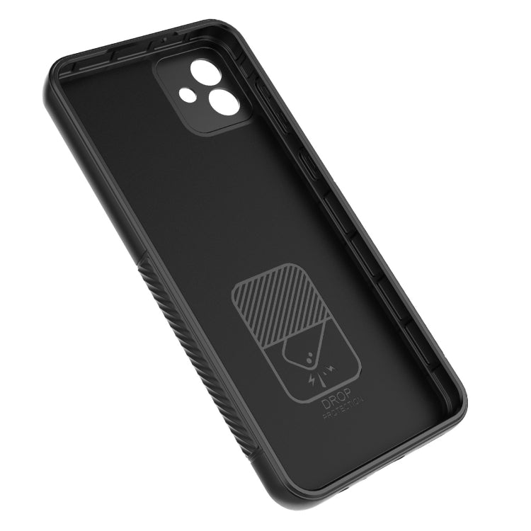 For Samsung Galaxy A04 Wavy Textured Phone Case