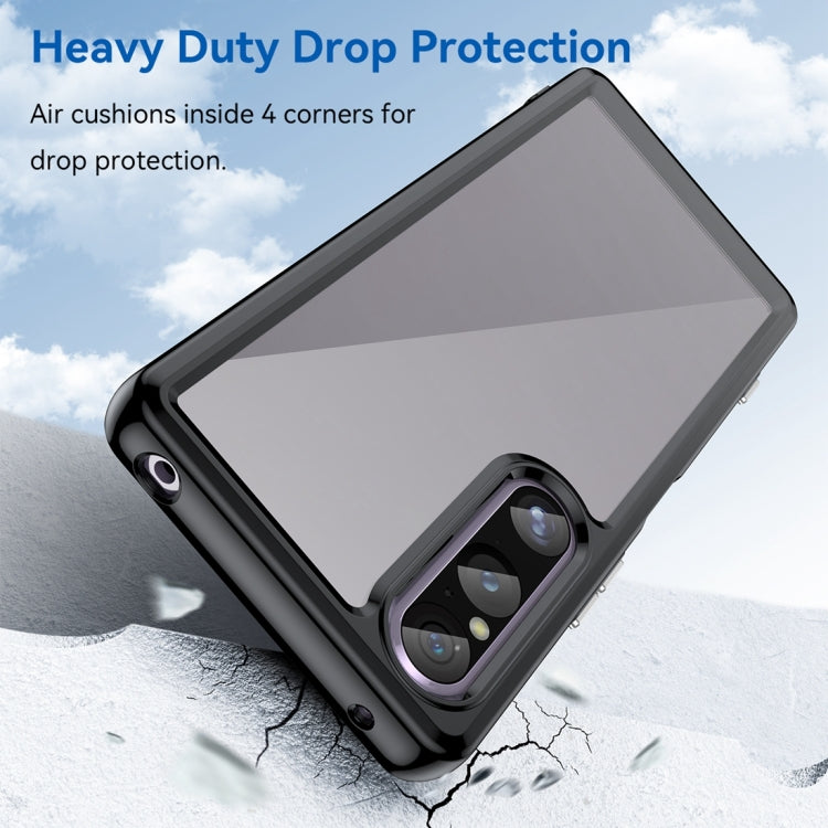 For Sony Xperia 1 V Colorful Series Acrylic + TPU Phone Case
