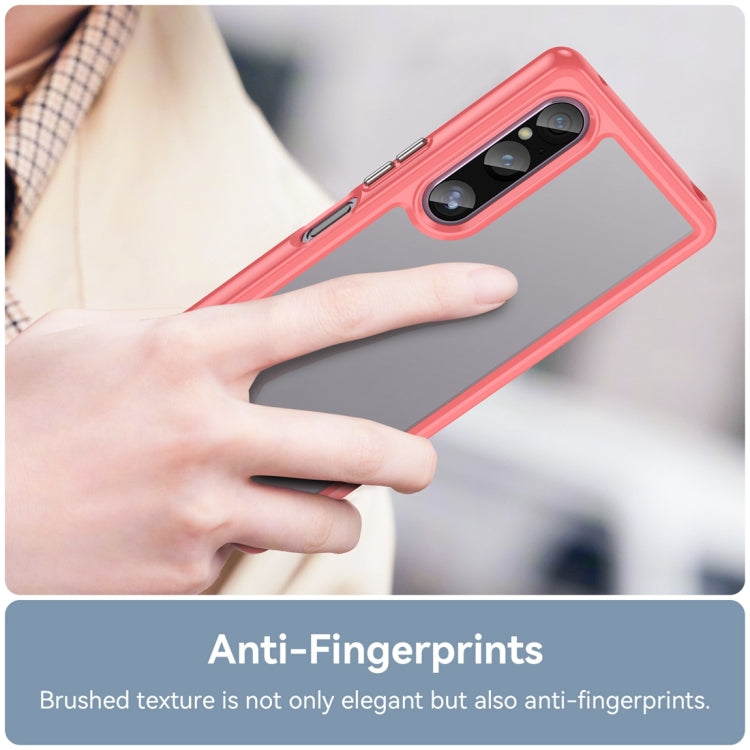For Sony Xperia 1 V Colorful Series Acrylic + TPU Phone Case