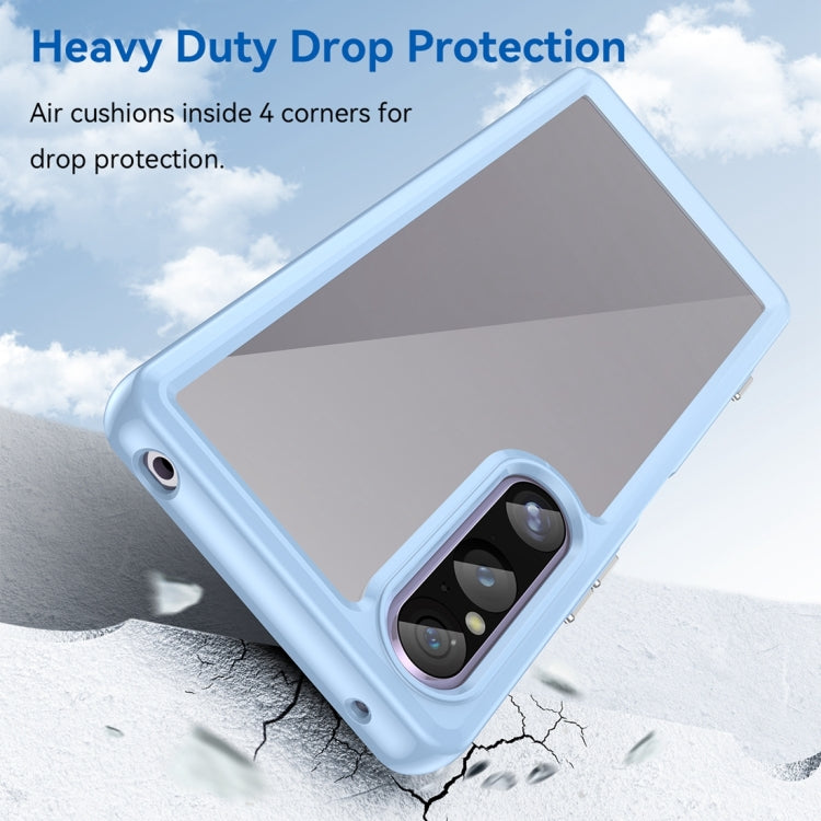 For Sony Xperia 1 V Colorful Series Acrylic + TPU Phone Case