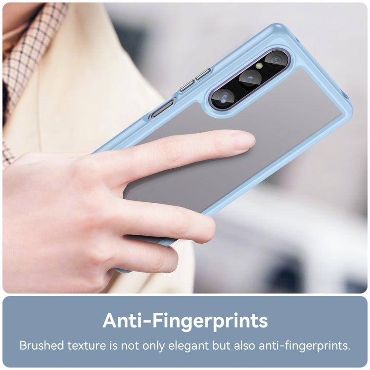 For Sony Xperia 1 V Colorful Series Acrylic + TPU Phone Case