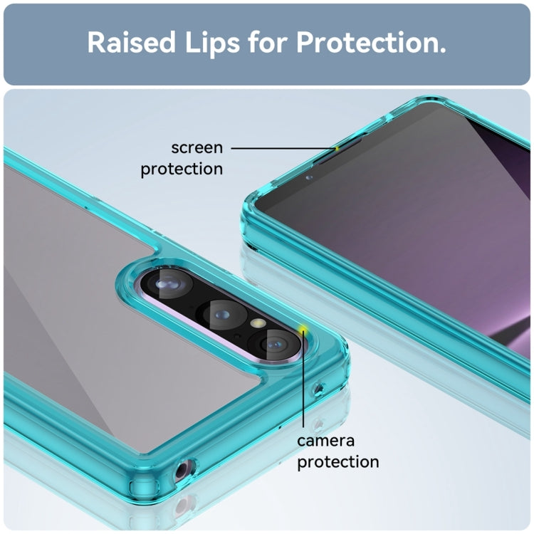 For Sony Xperia 1 V Colorful Series Acrylic + TPU Phone Case