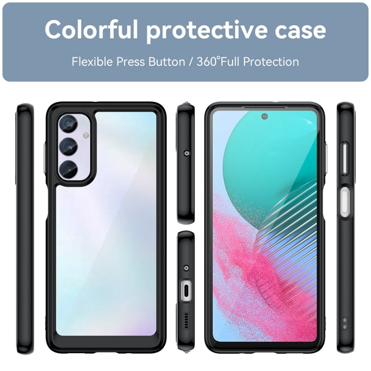 For Samsung Galaxy M54 5G Colorful Series Acrylic + TPU Phone Case