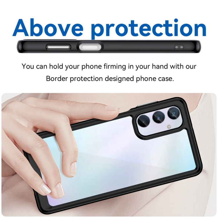 For Samsung Galaxy M54 5G Colorful Series Acrylic + TPU Phone Case