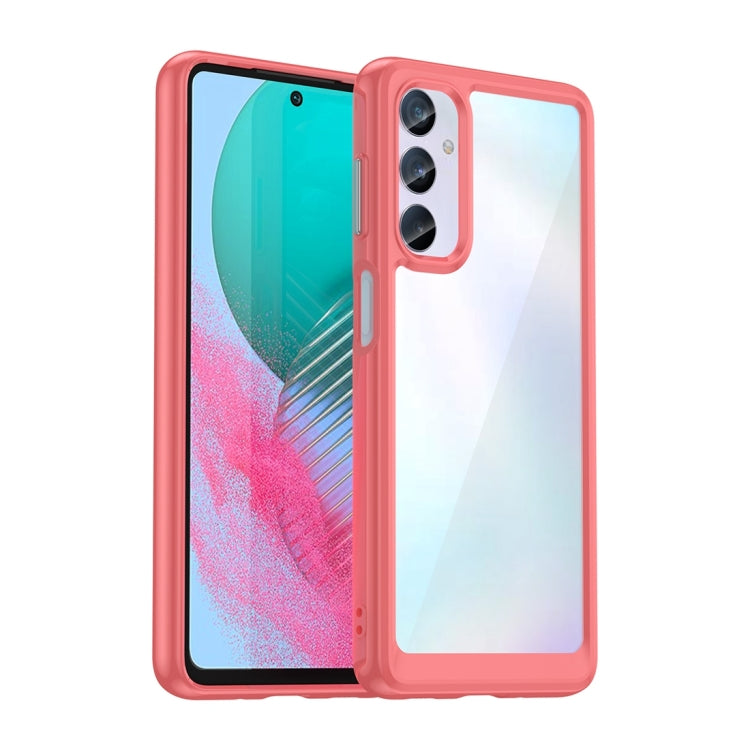 For Samsung Galaxy M54 5G Colorful Series Acrylic + TPU Phone Case