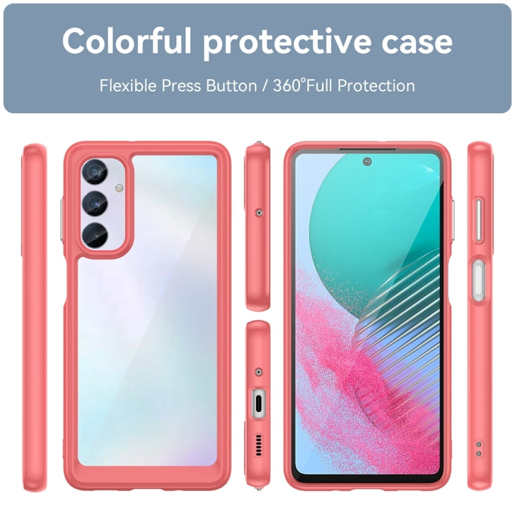 For Samsung Galaxy M54 5G Colorful Series Acrylic + TPU Phone Case